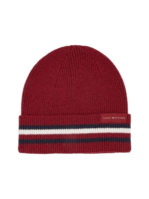 Tommy Hilfiger miesten pipo, CORPORATE BEANIE Viininpunainen