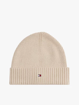 Tommy Hilfiger miesten pipo, TH FLAG PIMA COTTON BEANIE Beige