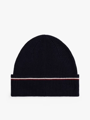 Tommy Hilfiger miesten pipo, TH RWB BEANIE Tummansininen