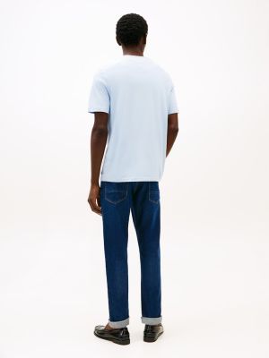 Tommy Hilfiger miesten t-paita, ESSENTIAL REG FIT TEE Vaaleansininen