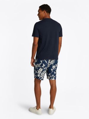 Tommy Hilfiger miesten t-paita, GLOBAL STRIPE TAPE TEE Tummansininen