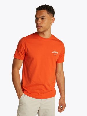 Tommy Hilfiger miesten t-paita, MONOTYPE ALL AMERICAN TEE Oranssi