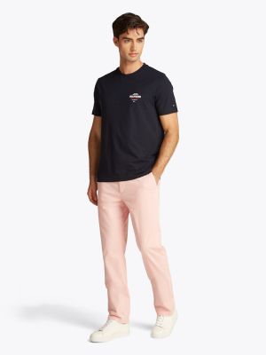 Tommy Hilfiger miesten t-paita, MONOTYPE ALL AMERICAN TEE Tummansininen