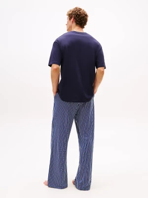 Tommy Hilfiger miesten t-paita, SS TEE CONT LOGO Tummansininen