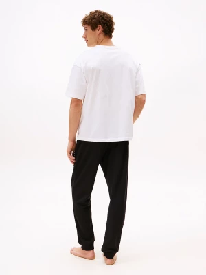 Tommy Hilfiger miesten t-paita, SS TEE CONT LOGO Valkoinen