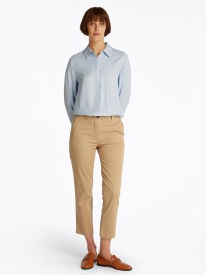 Tommy Hilfiger naisten chinokset, -CO STRETCH GMD SLIM CHINO Vaalea Beige