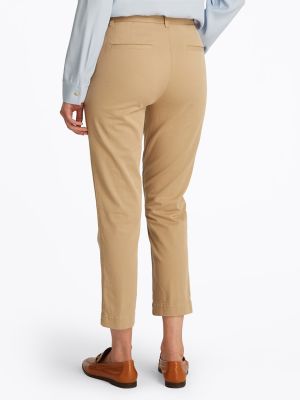 Tommy Hilfiger naisten chinokset, -CO STRETCH GMD SLIM CHINO Vaalea Beige