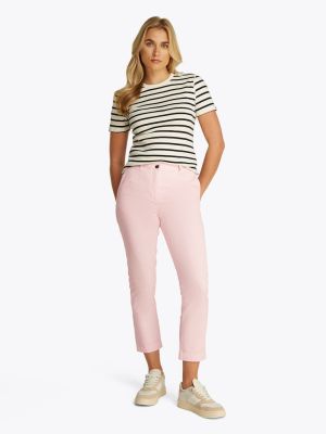 Tommy Hilfiger naisten chinokset, -CO STRETCH GMD SLIM CHINO Vaaleanpunainen