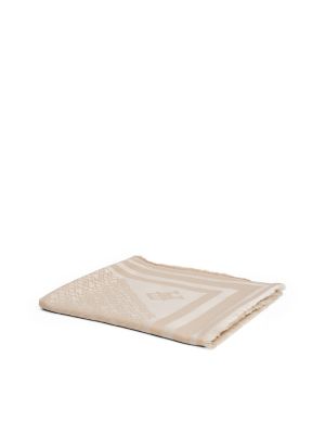 Tommy Hilfiger naisten huivi, TH MONOGRAM SQUARE Beige Kuosi
