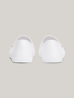 Tommy Hilfiger naisten kengät, CANVAS SLIP-ON SNEAKER Valkoinen