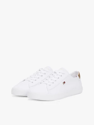 Tommy Hilfiger naisten kengät, VULK CANVAS LACE UP SNEAKER Valkoinen