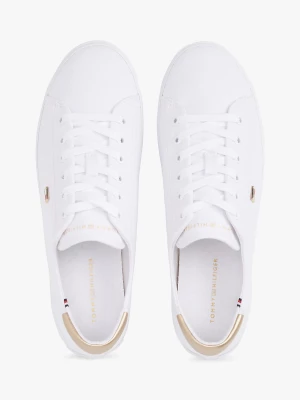 Tommy Hilfiger naisten kengät, VULK CANVAS LACE UP SNEAKER Valkoinen