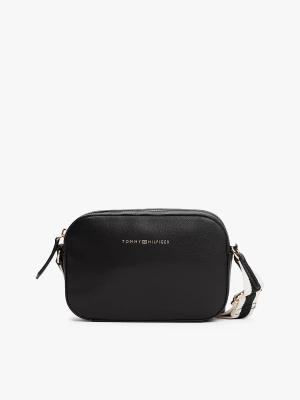 Tommy Hilfiger naisten laukku, TH LOGOTAPE CAMERA BAG Musta
