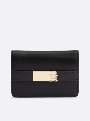 Tommy Hilfiger Naisten Lompakko, TH HERITAGE SLIM MED WALLET Musta