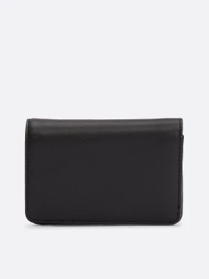 Tommy Hilfiger Naisten Lompakko, TH HERITAGE SLIM MED WALLET Musta