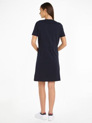 Tommy Hilfiger Naisten Paitamekko, 1985 REG MINI CORP TEE DRESS Tummansininen