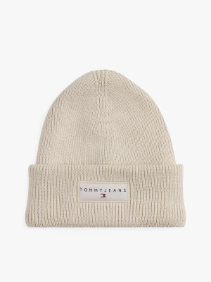 Tommy Hilfiger naisten pipo, TJW LINEAR BEANIE Luonnonvalkoinen