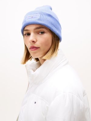 Tommy Hilfiger naisten pipo, TJW LINEAR BEANIE Vaaleansininen