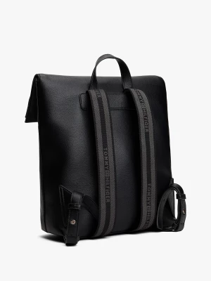 Tommy Hilfiger naisten reppu, TH LOGOTAPE BACKPACK Musta