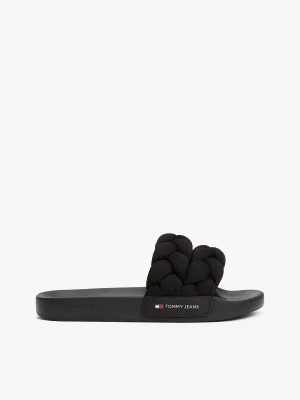 Tommy Hilfiger naisten sandaalit, TJW BRAIDED SLIDE Musta