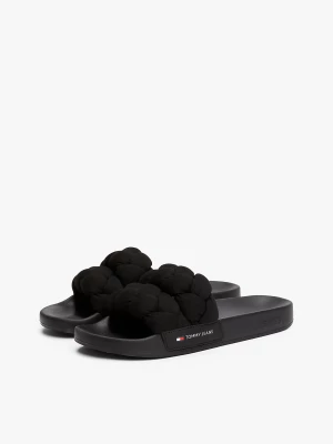 Tommy Hilfiger naisten sandaalit, TJW BRAIDED SLIDE Musta