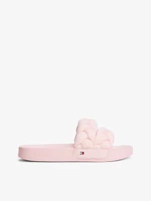 Tommy Hilfiger naisten sandaalit, TJW BRAIDED SLIDE Vaaleanpunainen