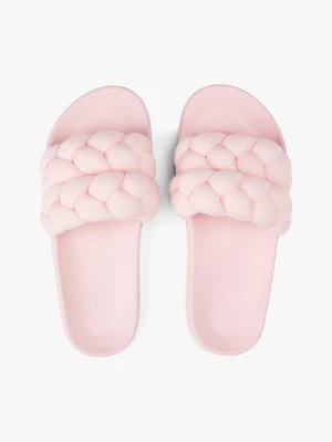 Tommy Hilfiger naisten sandaalit, TJW BRAIDED SLIDE Vaaleanpunainen