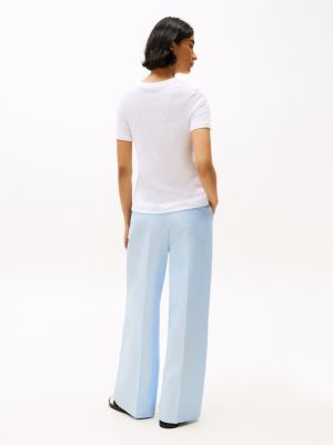 Tommy Hilfiger naisten t-paita, KNOT BOAT-NK SS TEE Valkoinen