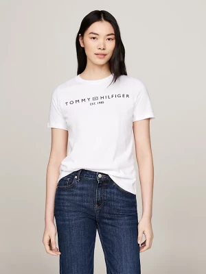 Tommy Hilfiger naisten t-paita, REG CORP LOGO C-NK SS Valkoinen