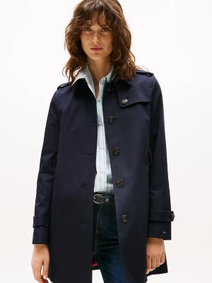Tommy Hilfiger naisten trenssitakki, HERITAGE SINGLE BREASTED TRENCH Tummansininen
