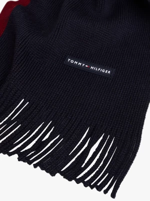 Tommy Hilfiger naiten huivi, TH RWB RACHELLE SCARF Tummansininen