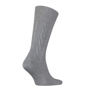 Tommy Hilfiger Sukat, SOCK CABLE WOOL Keskiharmaa