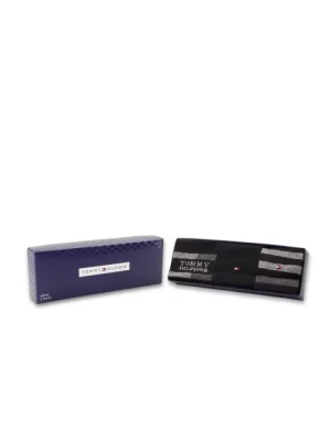 Tommy Hilfiger sukat, TH MEN SOCK 3P GIFT BOX TOMMY STRIPE Musta