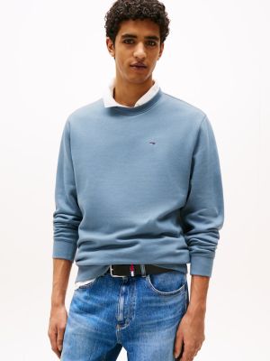 Tommy Jeans miesten collegepusero, TJM REG SFLAG CREWNECK Keskisininen