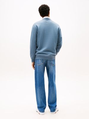 Tommy Jeans miesten collegepusero, TJM REG SFLAG CREWNECK Keskisininen