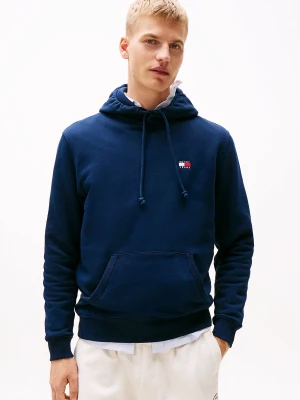 Tommy Jeans miesten huppari, TJM REG BADGE HOODIE EXT Tummansininen