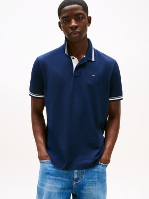 Tommy Jeans miesten pikeepaita, TJM REG TIPPED POLO Tummansininen