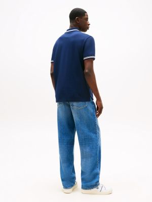 Tommy Jeans miesten pikeepaita, TJM REG TIPPED POLO Tummansininen