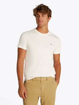 Tommy Jeans miesten t-paita, TJM XSLIM  JERSEY TEE Valkoinen