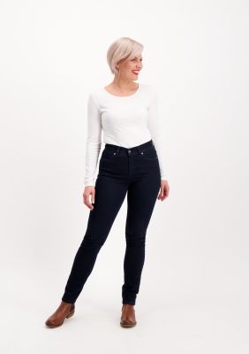 Very Nice Naisten Farkut, Suzie 8411 Slim Fit Tummansininen