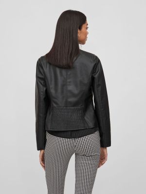 Vila keinonahkatakki, VIBLUE COATEDJACKET Musta