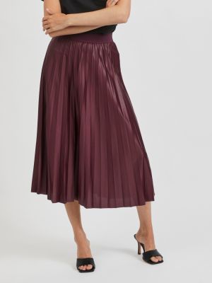 Vila, Naisten Hame, Vinitban Skirt Viininpunainen
