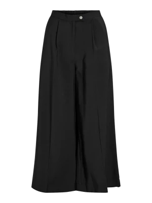 Vila naisten housut, VIMARLEE HW WIDE CULOTTE PANTS Black Beauty
