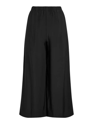 Vila naisten housut, VIMARLEE HW WIDE CULOTTE PANTS Black Beauty
