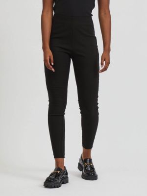 Vila Naisten Leggingsit VILAURA LOU LEGGINGS Musta
