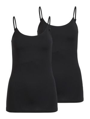 Vila Naisten Narutoppi VISURFACE STRAP TOP NEW Musta