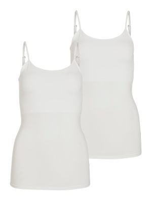 Vila Naisten Narutoppi VISURFACE STRAP TOP NEW Valkoinen