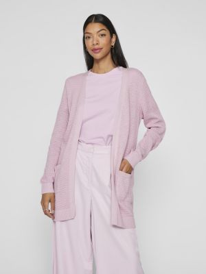 Vila naisten neuletakki, VIDALO L/S KNIT CARDIGAN- Winsome Orchid