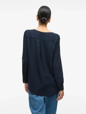 Vila naisten paitapusero, K-VILUCY LS SHIRT Total Eclipse