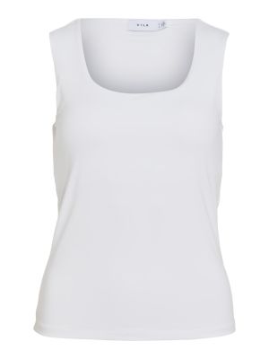 Vila naisten toppi, VIKENZA O-NECK S/L TANK TOP Optical Snow